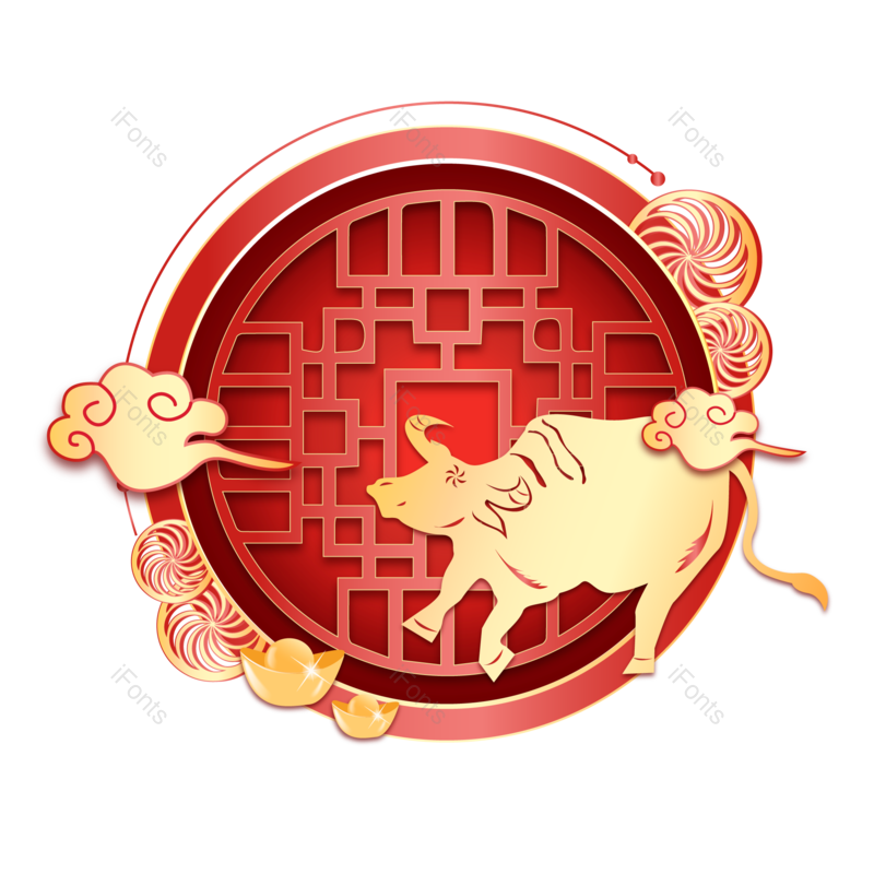 边框图片,装饰元素,中国风PNG,春节免抠素材